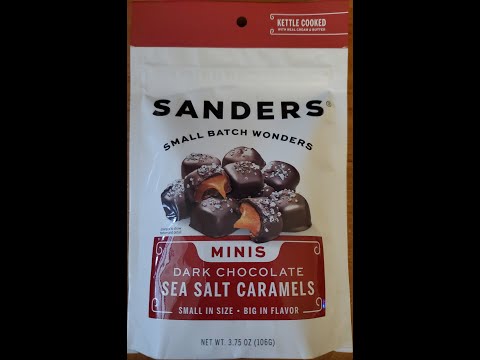Sanders Minis Dark Chocolate Sea Salt Caramels Review