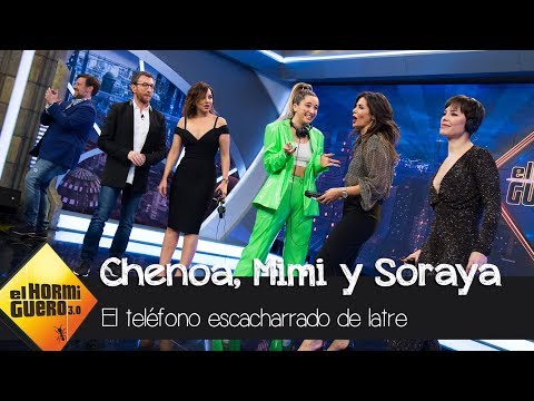 Mimi, Chenoa y Soraya Arnelas juegan al teléfono escacharrado de Carlos Latre - El Hormiguero 3.0