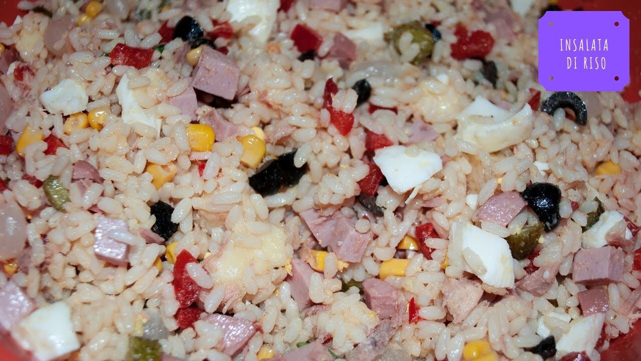 Insalata di riso - riso freddo- fatto in casa