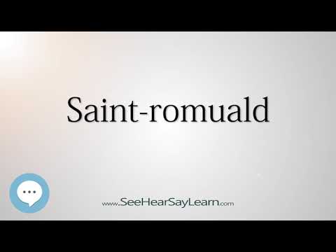 Saint romuald (How to Pronounce Cities of the World)💬⭐🌍✅