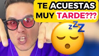 CONSECUENCIAS de DORMIR TARDE es MALO, ENVEJECE y NO ES BUENO PARA TI Dr. Bruno Roman