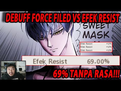 🔥🔥69% EFEK RESIST!! DEBUFF FORCE FIELD MASIH MASUK KAH ? - ONE PUNCH MAN:The Strongest