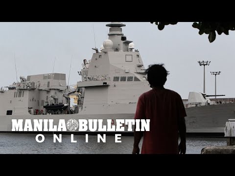 Navy ship 'Francesco Morosini' arrives in Manila for a port call