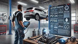 P0134, P1166 Hyundai Elantra 2011-2016 Sensor Circuit No Activity Detected Lambda Bank Control Limit