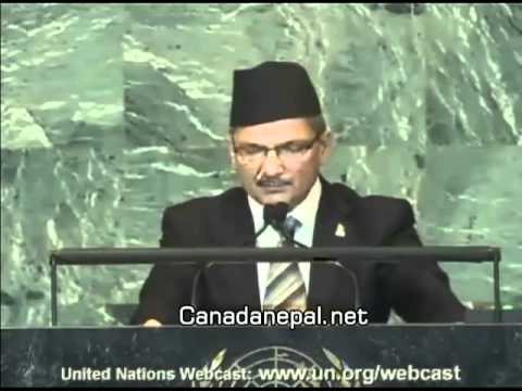 Nepali Prime Minister Dr.Baburam Bhattarai speech at 66th general assembly (UN) « CanadaNepal.net