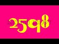 Numbers 1 To 5000 In 50 Fonts
