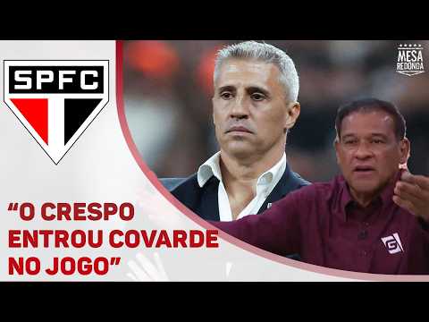 "O Crespo entrou COVARDE no jogo e o São Paulo foi ELIMINADO por culpa dele", dispara Muller