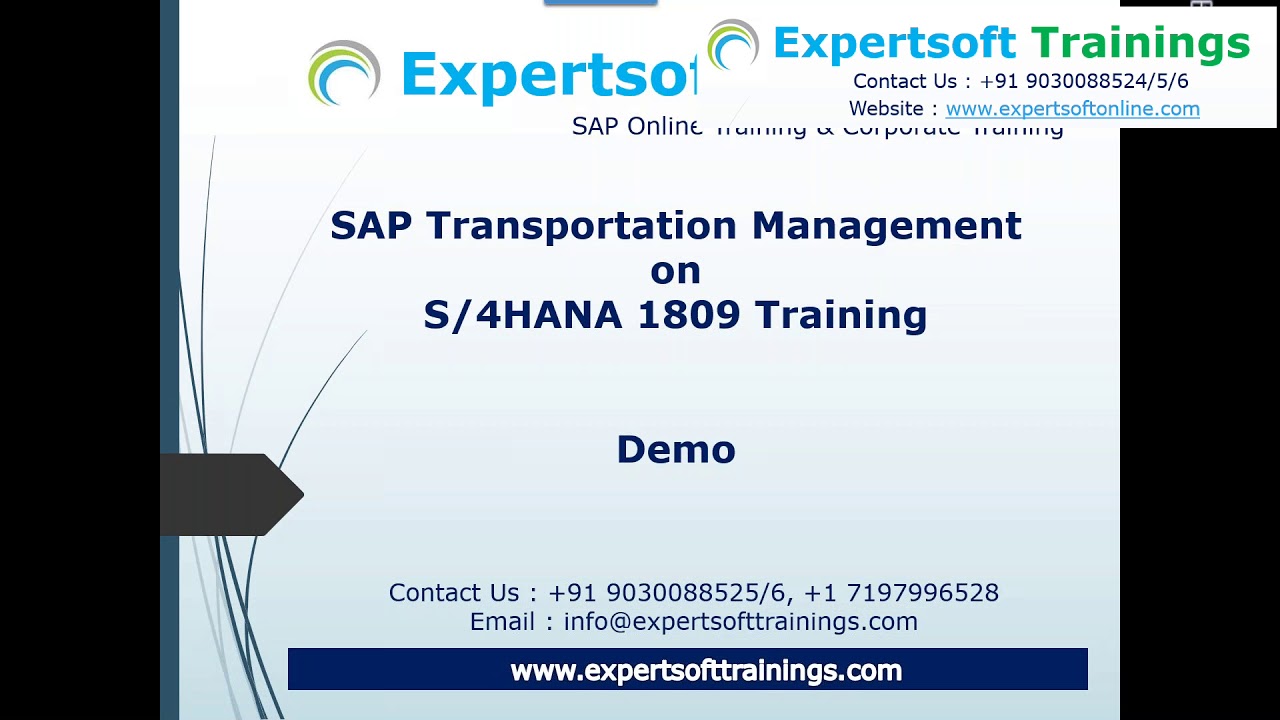SAP S4HANA Transportation 1809
