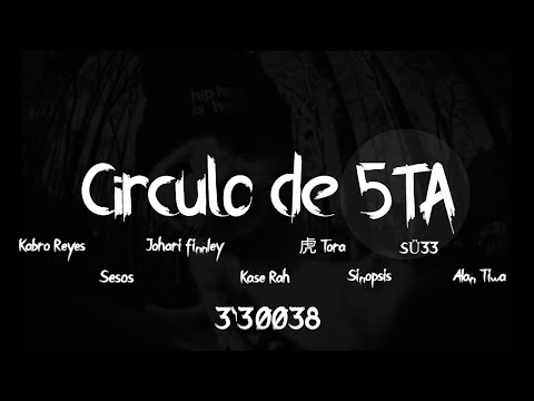 Circulo de 5TA - Kabro Reyes - Sesos - Johari - Kase Rah - 虎Tora - Sinopsis - SÜ33 - Alan Tiwa