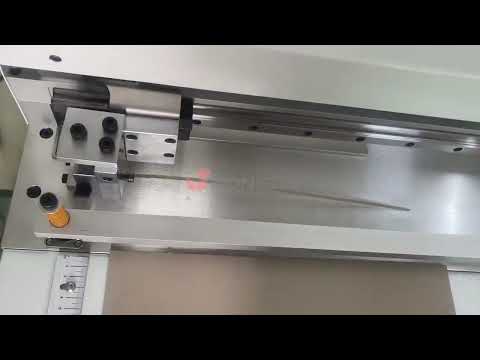 Electrical KC550A V grooving machine for rigid box sample making
