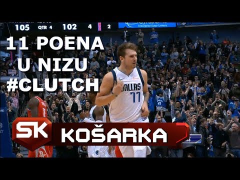 Šou Luke Dončića u Pobedi Dalasa Nad Hjustonom - 11 Poena u Nizu | SPORT KLUB Košarka