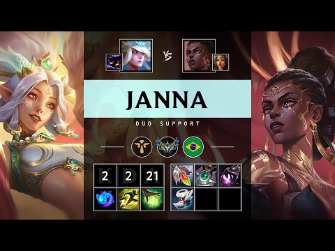 Janna Support vs Mel - BR Challenger Patch 25.18