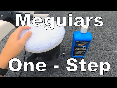 FIX BOAT SCRATCHES EASY! - How To Use Meguiar's 67