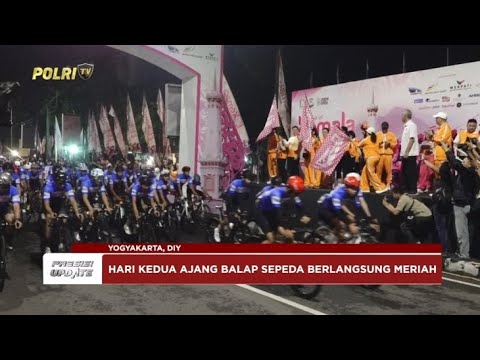 PRESISI UPDATE : KAPOLRI &amp; KETUM BHAYANGKARI LEPAS PERTANDINGAN BALAP SEPEDA 55 KM 16/02/2025 10.00