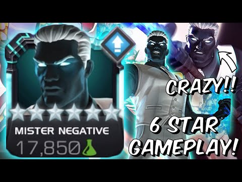 6 Star Mister Negative First Look & Gameplay! - A CRAZY PLAYSTYLE!!! - Marvel Contest of Champions