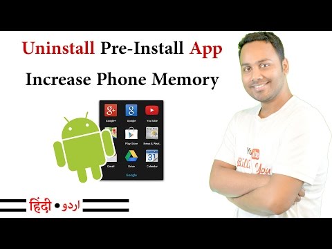 How To Uninstall Pre-Installed App in Android Mobile And Increase Your Phone Memory  [Hindi / Urdu]