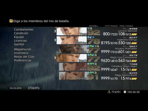 Alma de caos + Luz de luces FFXII The Zodiac age