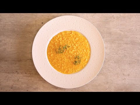 Menu di Natale - Risotto alla zucca e zenzero