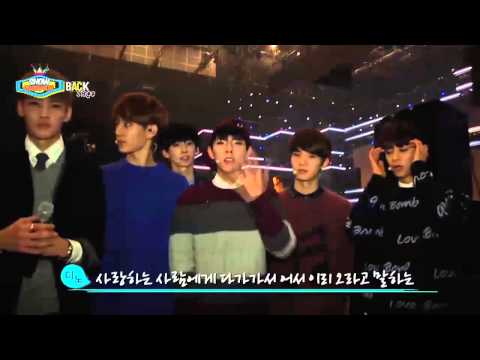 141122 HALO(헤일로) BACK STAGE CUT @ Show Champion