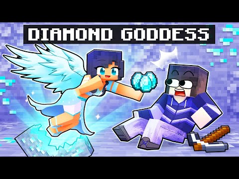 Aphmau - Playing as a DIAMOND GODDESS in Minecraft!