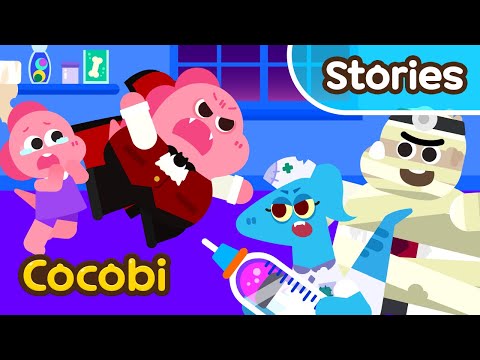 Mommy Vampire vs Mummy Doctor🧛‍♂️ Cocobi Cartoon for Kids