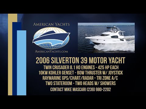 2006 Silverton 39 Motor Yacht Bear Foot II Video