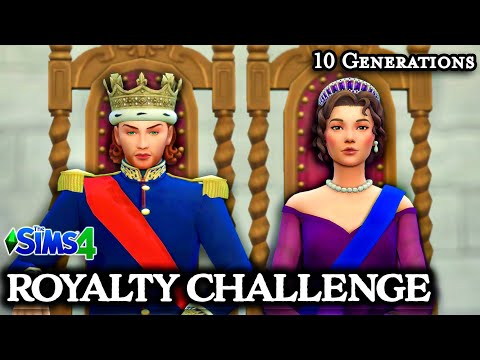 Я создал 10-поколенный королевский челлендж в The Sims 4