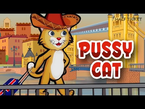 Pussy Cat Pussy Cat where have you been | Nursery Rhymes Songs With Lyrics | Kids Songs