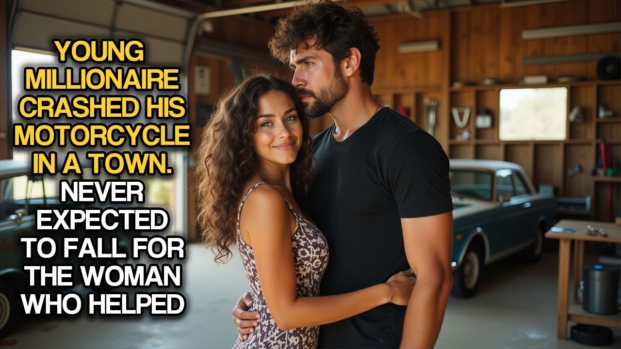 Young Millionaire Crashed His Motorcycle in a Town. Never Expected to Fall for the Woman Who Helped