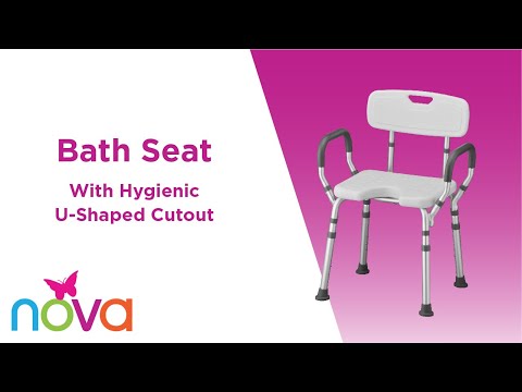 Bath Seat with Hygienic U-Shaped Shaped Cutout 9039