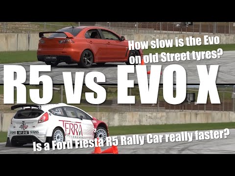 Ford Fiesta R5 (Rally Car) vs Mitsubishi Lancer Evolution X (Road Car) - Which one did it better?