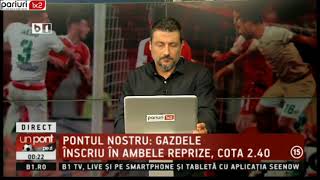 UPZ: Pariuri in cotele 1.37, 2.10 si 2.40 pentru Dinamo – Concordia