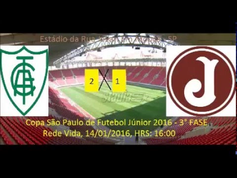 Copa São Paulo de Futebol 2016 America Mg 2 x 1 Juventus da Mooca Sp