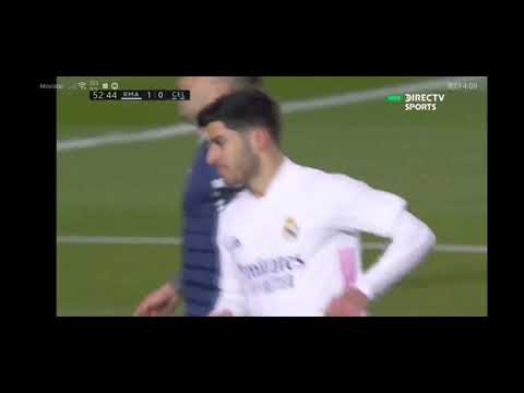 Real Madrid VS Celta de Vigo gol de Marcos Asensio 2021 2 a 0