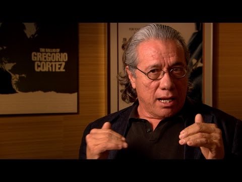 Thumbnail of the video: Shooting ¡Alambrista! with Edward James Olmos