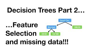 Download the video "StatQuest: Decision Trees, Part 2 - Feature Selection and Missing Data"