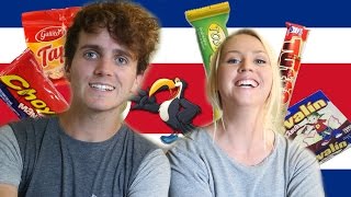 AUSTRALIANS TRYING COSTA RICAN CANDY