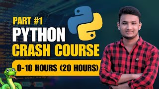 Download the video "Python Crash Course in Bangla | 20 Hours Full Tutorial for Beginners | Part #1"