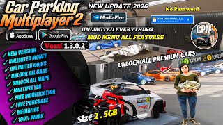 Car Parking Multiplayer 2 Mod Apk Latest 1.3.0.2 Version 2026 - Unlimited Money & Unlock All Cars