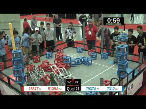 2015 VRC Sci Q21 - 2587Z 5139A vs 7937A 7312 - 83 to 55 - VEX Worlds 2015 - Science Division