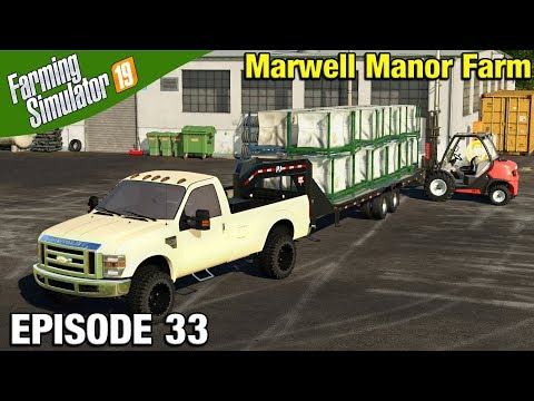 HAULING SEED BAGS Farming Simulator 19 Timelapse - Marwell Manor Farm FS19 Episode 33