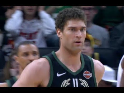 Brook Lopez Highlights vs Heat RS19G73 - 10 Pts, 8 Rebs, 2 Blks (22.03.19)