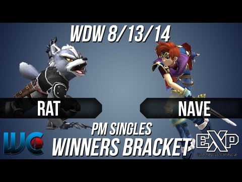 WDW 8/13/14 - Rat (Wolf) vs. Nave (Roy) PM Singles Bracket
