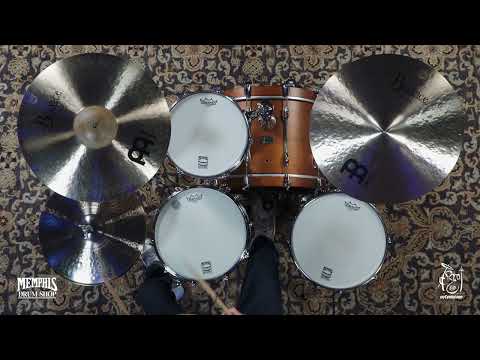 Meinl 15" Pure Alloy Custom Medium Thin Hi-Hat Cymbal (Pair) 2020 - Present - Traditional image 9