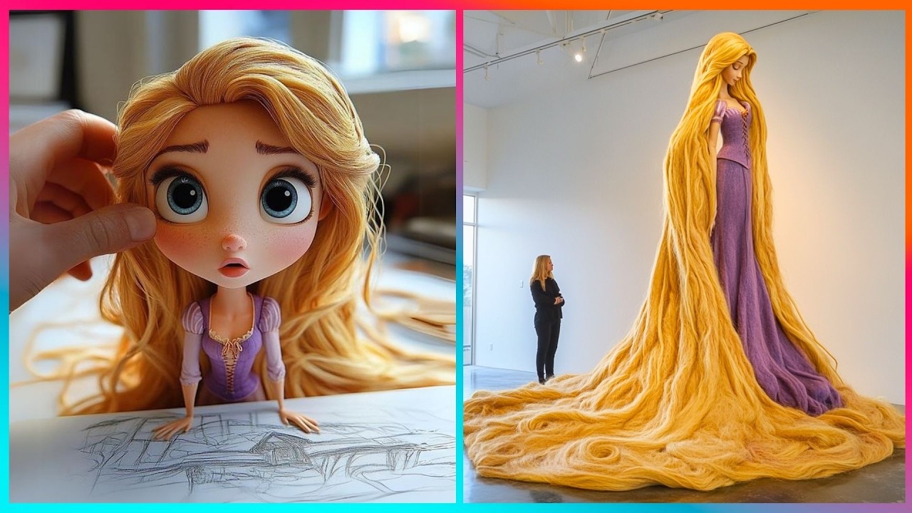 Magical RAPUNZEL Art Ideas | Disney Tangled