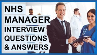 NHS MANAGER Interview Questions And Answers!