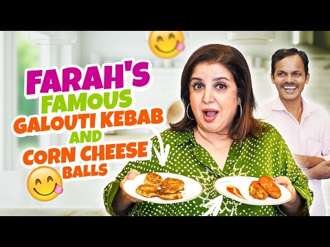 Farah Khan's Tasty Starters Recipe - Galouti Kebab & Corn Cheese Balls