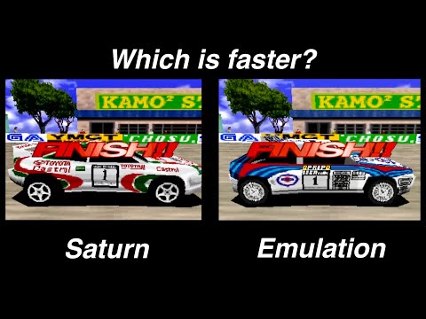 SEGA Rally Championship - Saturn vs Emulation