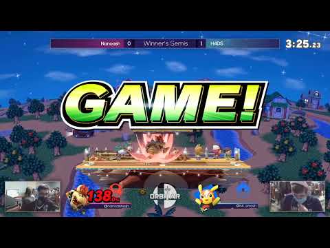 Nanoash (Bowser) vs H4DS (Pikachu) - Orbitar 94 - Winners Semis
