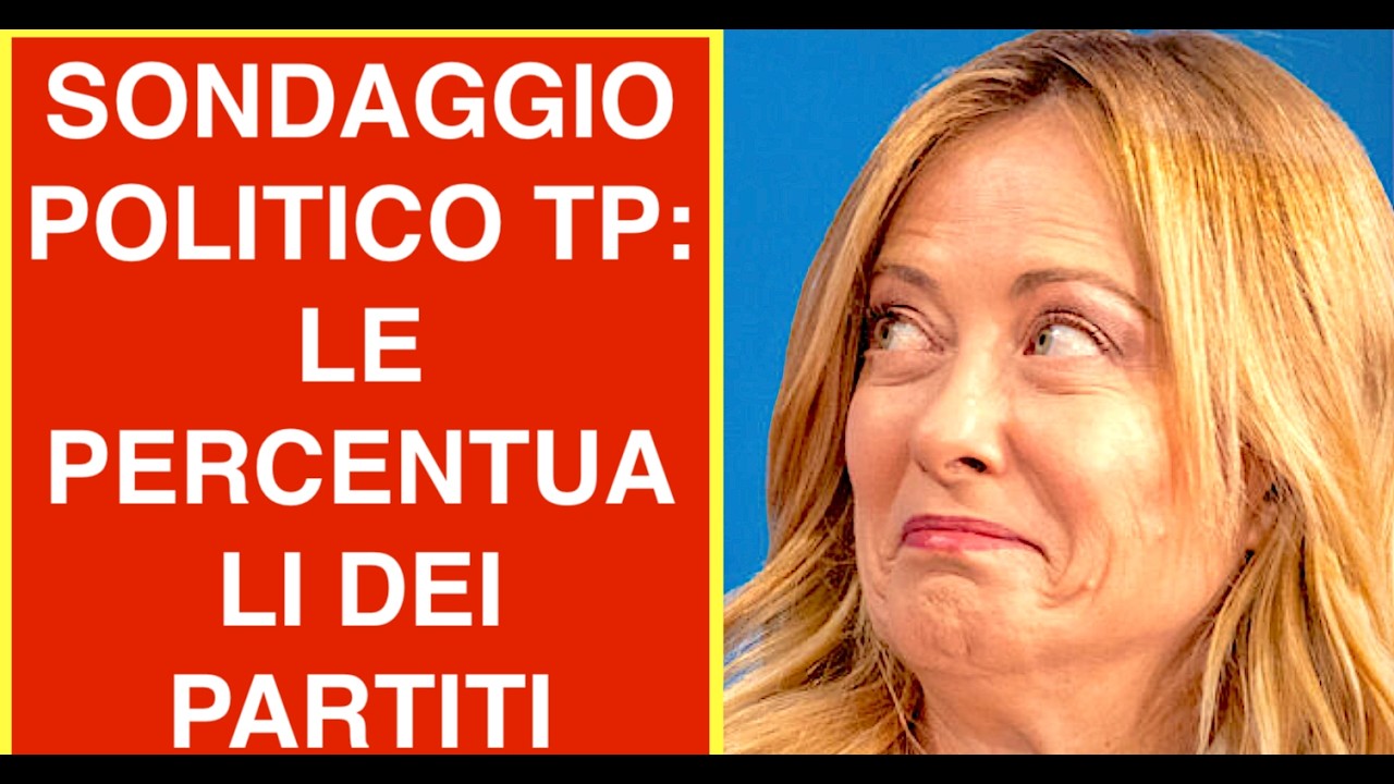 SONDAGGIO POLITICO TP: LE PERCENTUALI DEI PARTITI AL 26 LUGLIO 2026